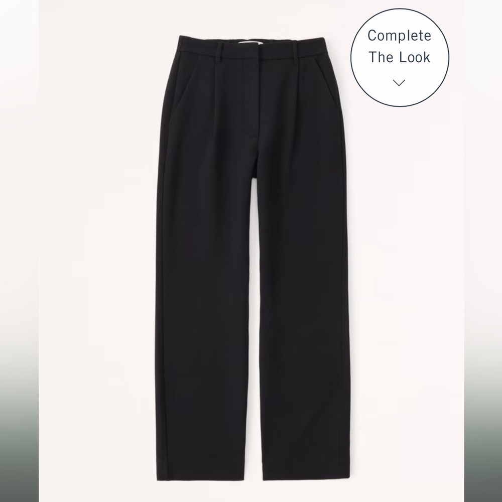 Abercrombie tailored relaxed straight pant 25 SHORT